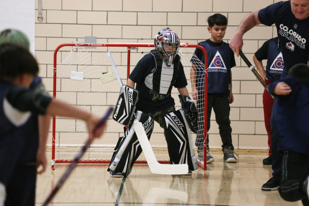 We Play Floor Hockey AfterSchool on Tuesday Nights at 20 Partner