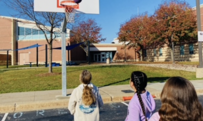 kids playing basketball