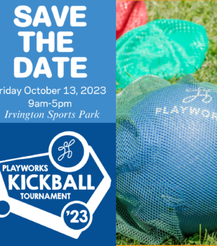 Kickball save the date graphic