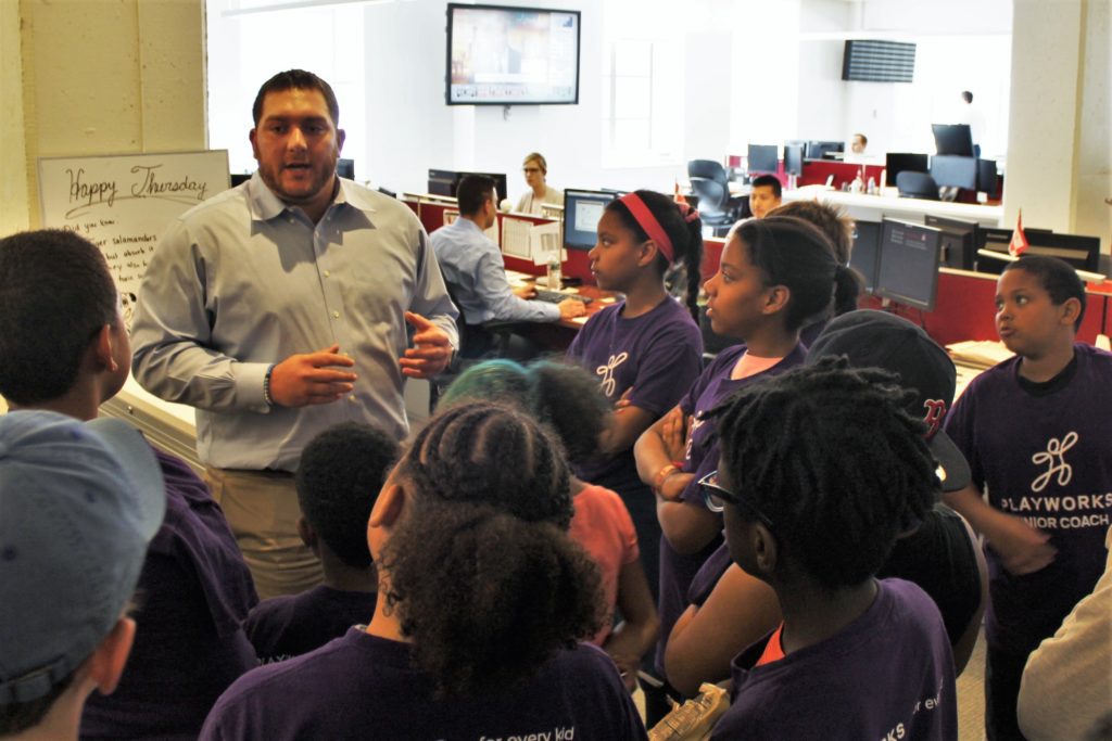 Brown Brothers Harriman Employees Teach Playworks Junior Coaches Skills for Success