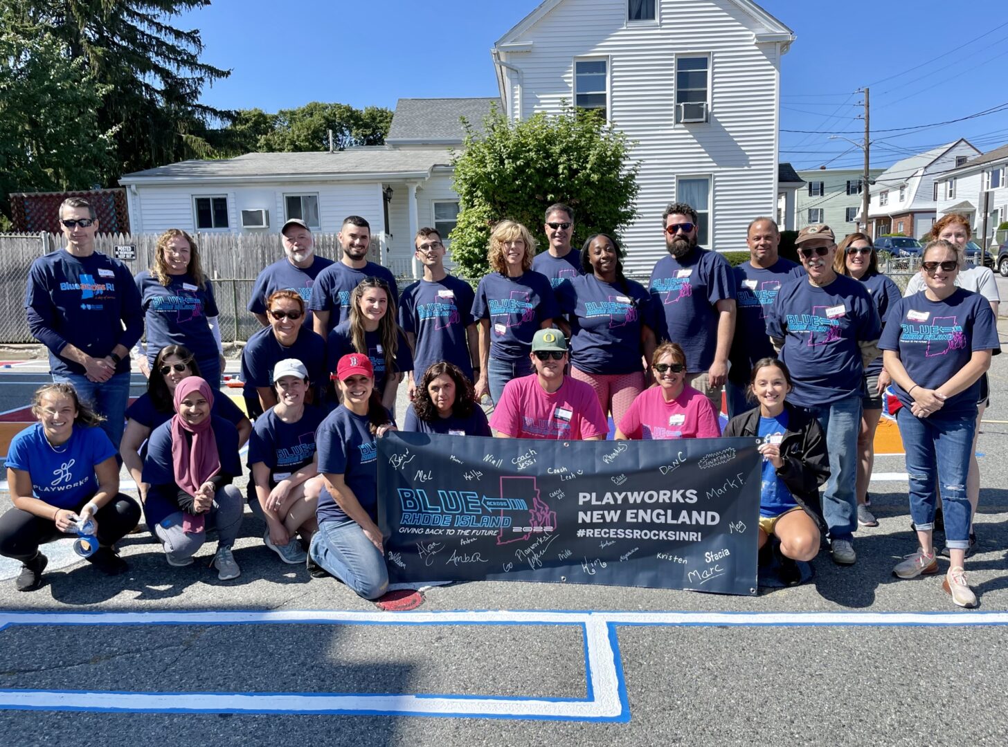 11th Annual Blue across Rhode Island Service Day! New England