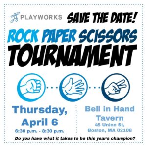 Rock Paper Scissors event graphic