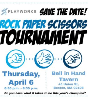 Rock Paper Scissors event graphic