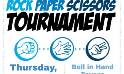 Rock Paper Scissors event graphic