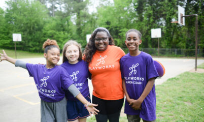 Playworks Coach with Junior Coaches