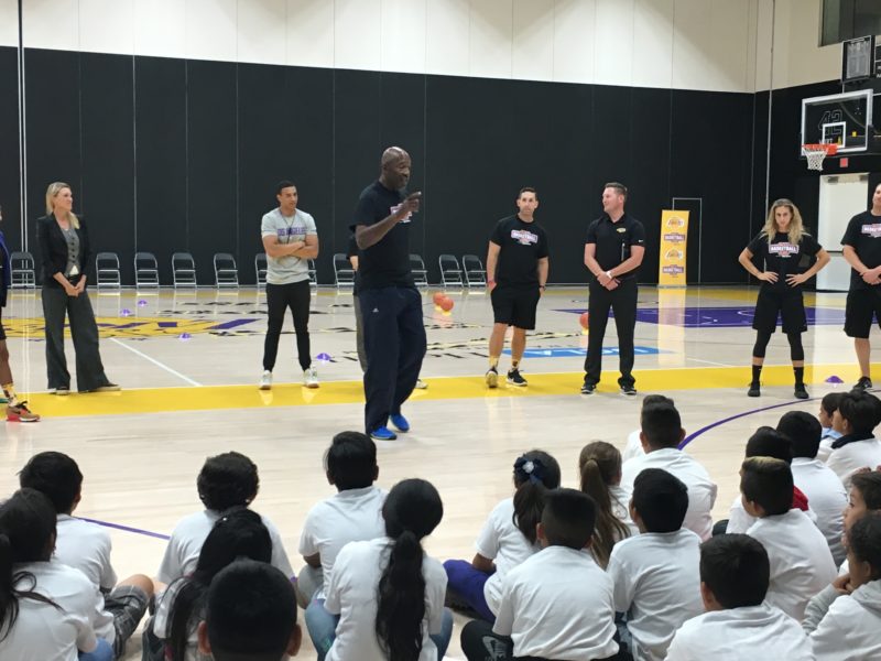 Lakers practice near Temecula; ex-players host basketball clinic for  Pechanga children – Press Enterprise