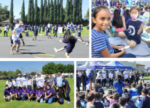 photos from Dodgers school visit
