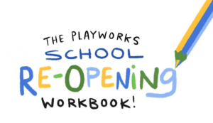 School reopening workbook cover logo