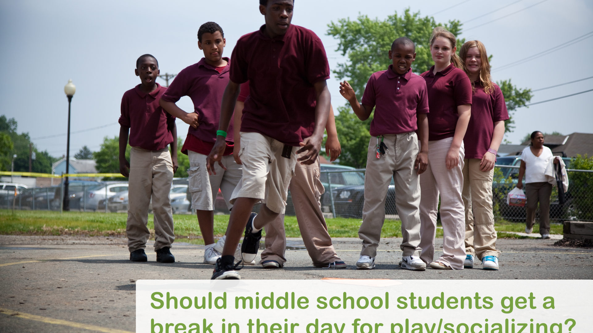 Should middle school students have recess? Playworks