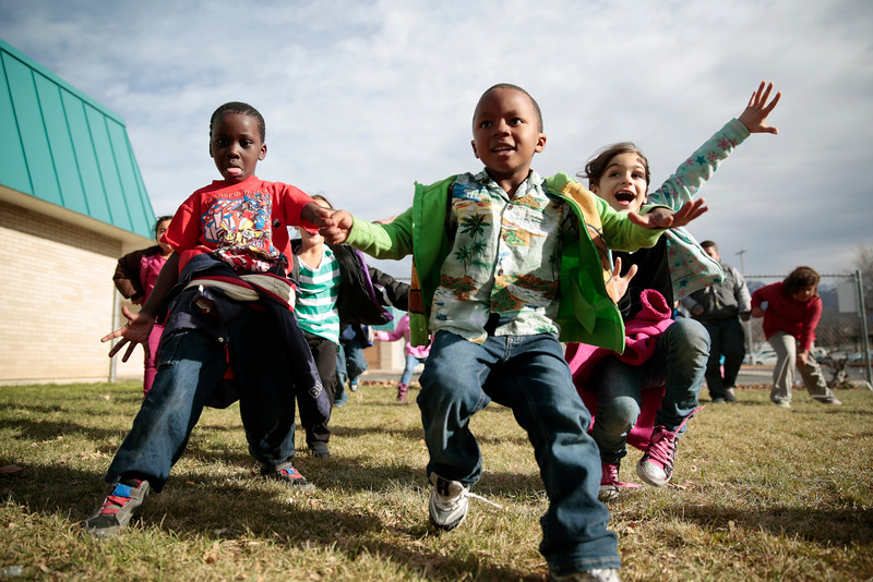 Children experiencing safe and healthy play