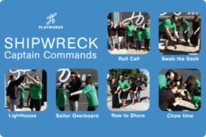 Shipwreck Game - Captain Commands