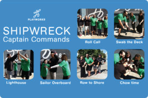 Shipwreck Game - Captain Commands