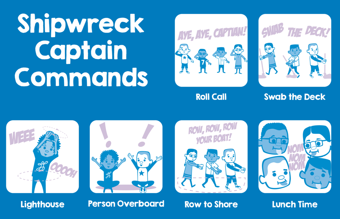 graphic of Shipwreck commands