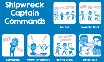 graphic of Shipwreck commands