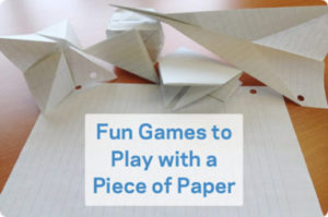 Examples of paper-based games