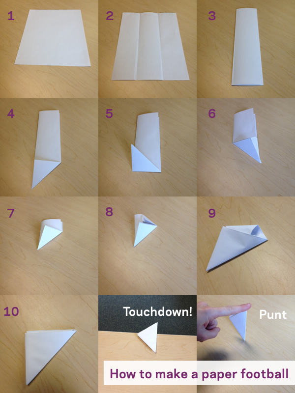Paper football game