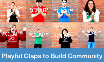 Playful claps builds community