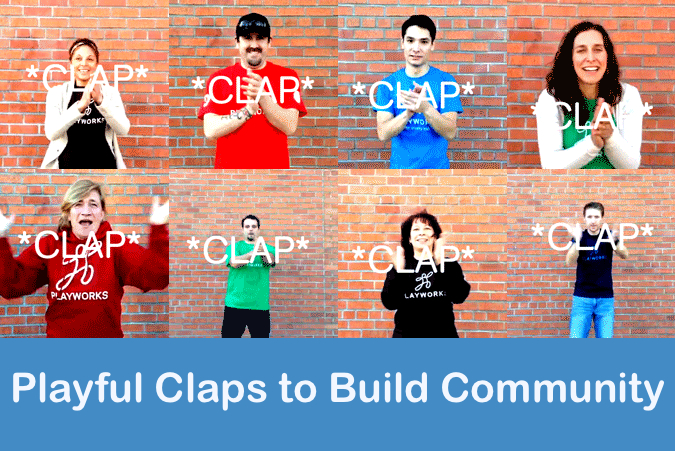 Playful claps builds community