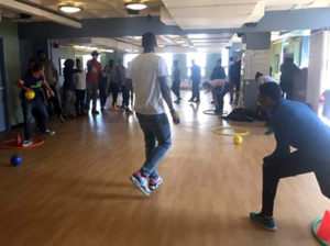 Playworks children playing recess games at school