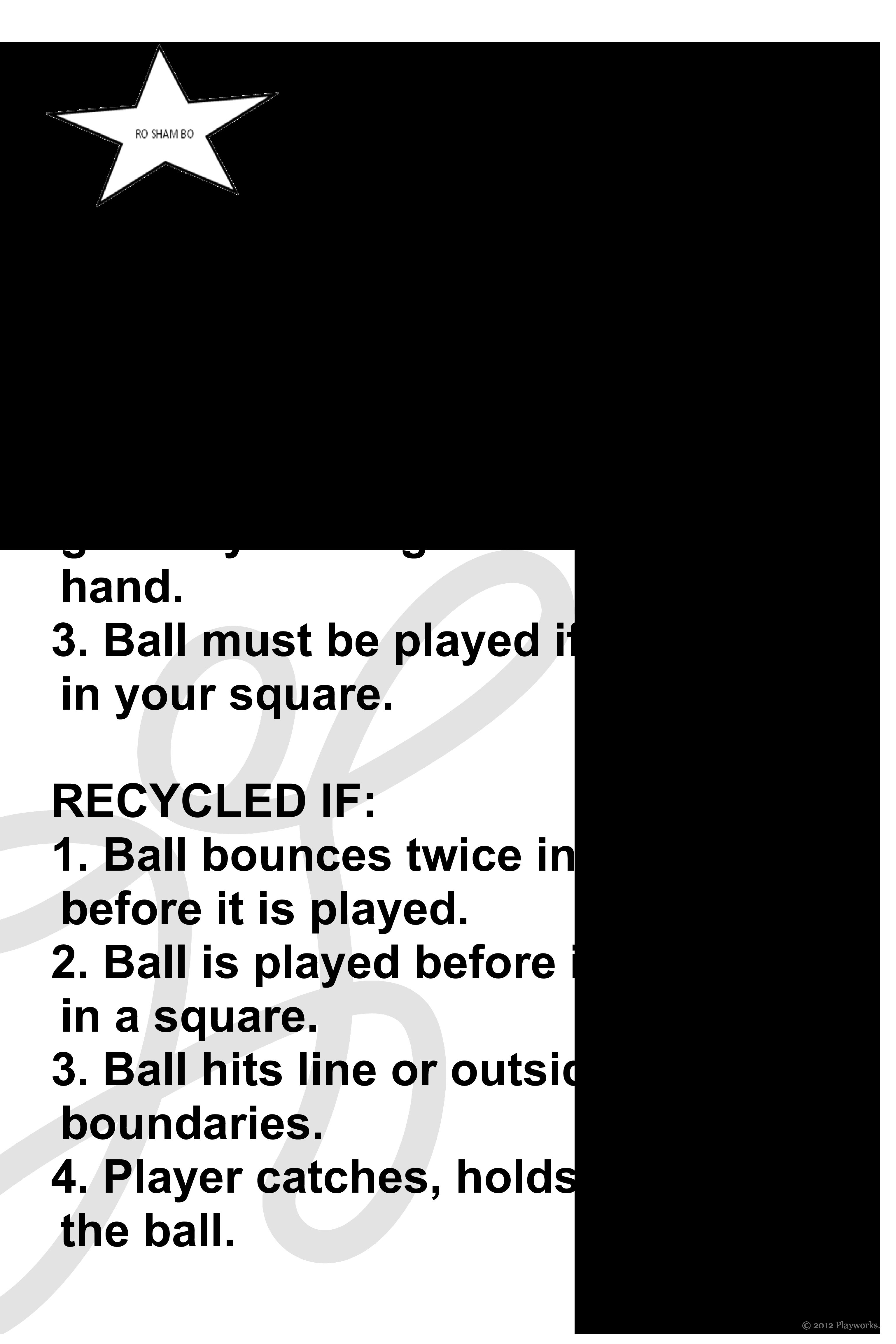 4 Square Rules 