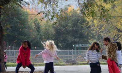 kids playing outside