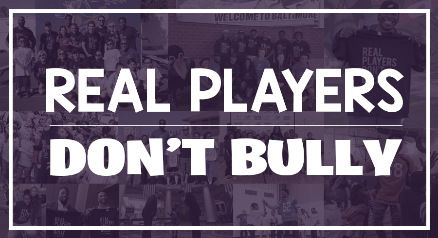 Real Players Don't Bully graphic