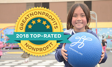 Great Nonprofits 2018 Top Rated award badge