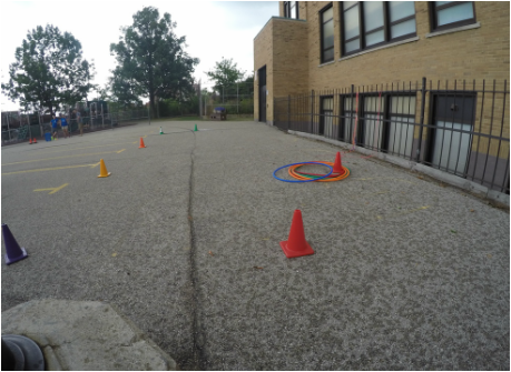 hula hoops and jump ropes 