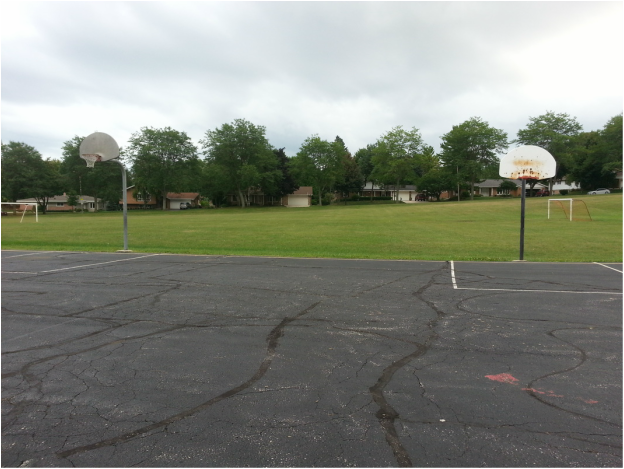 basketball courts & soccer fields