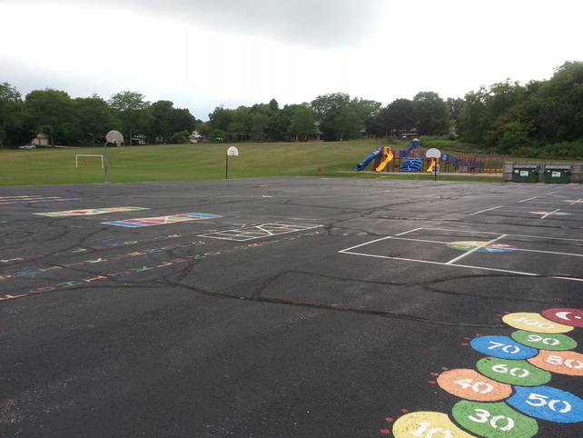 Blacktop marked for games