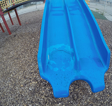 broken slide