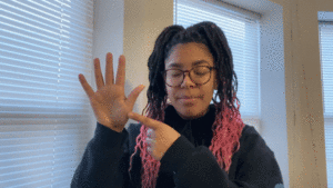 gif of person demonstrating 5 finger exercise