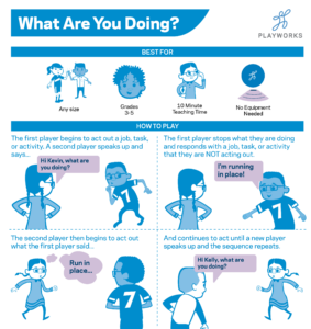 illustration of what are you doing game