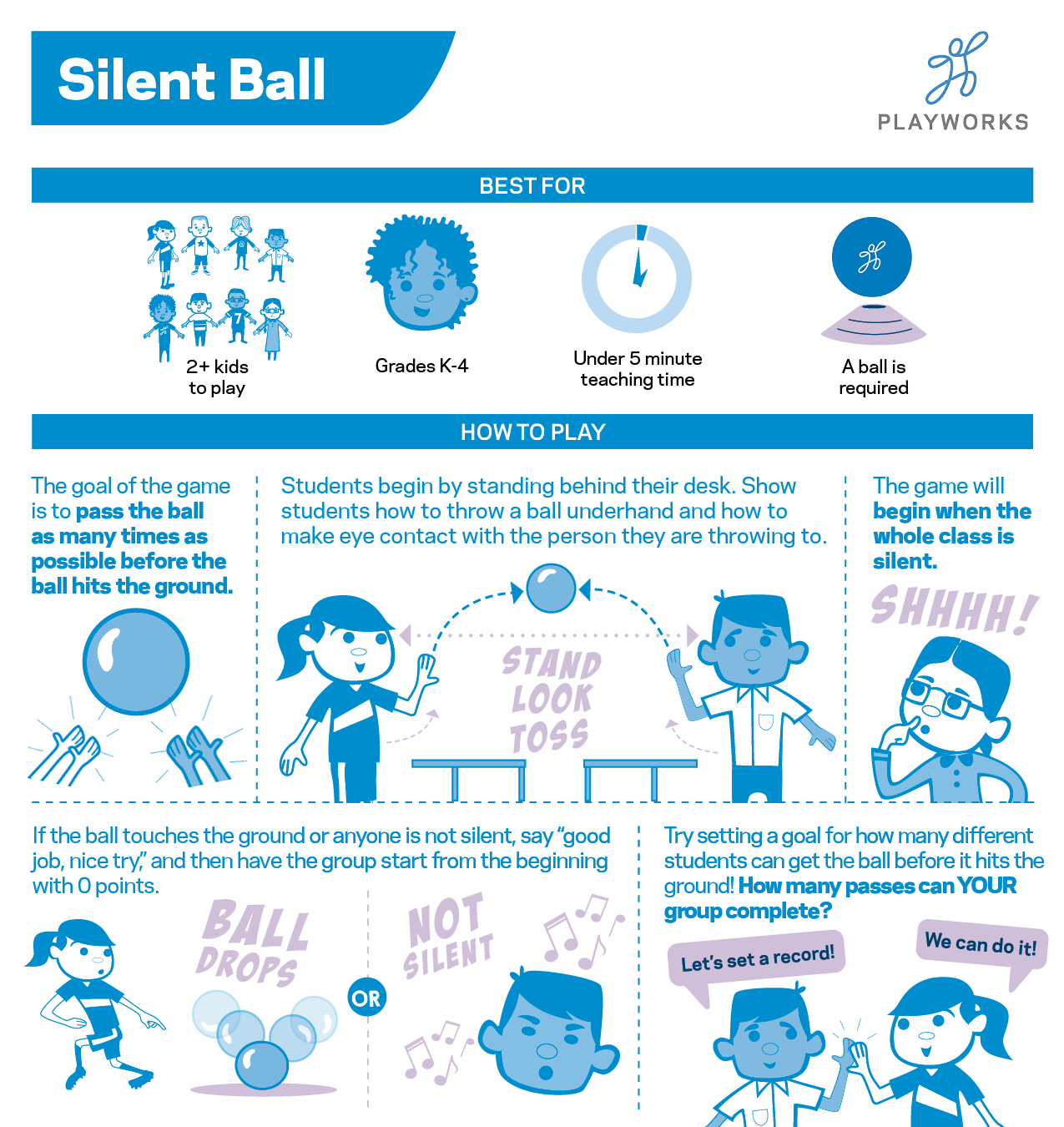 illustration of silent ball game