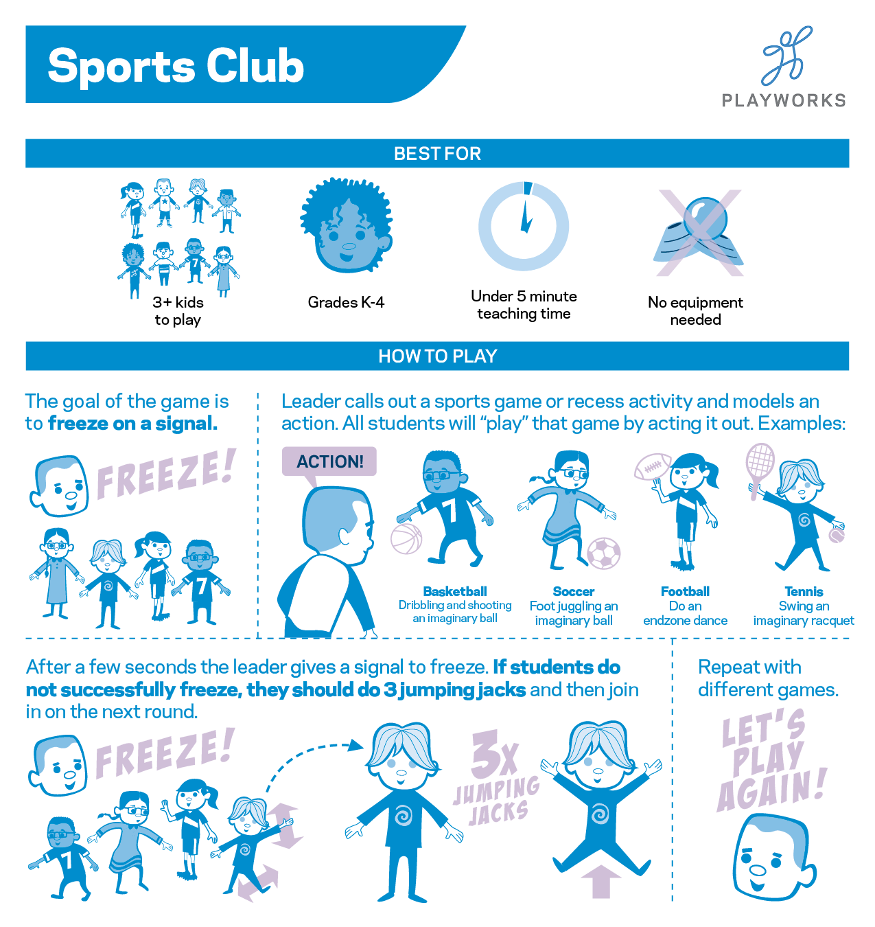 illustration of sports club game